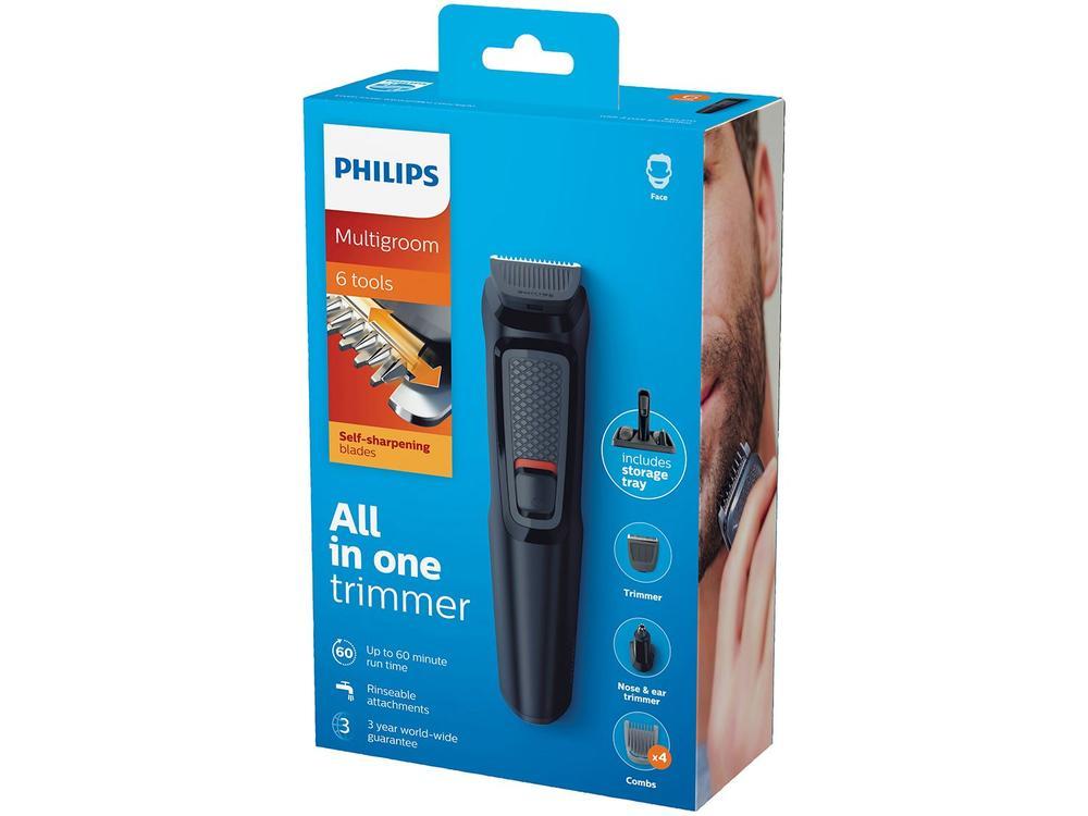 Aparador de Pelos Philips Multigroom 3000 MG3711/15 1 Velocidade com Acessório - 9