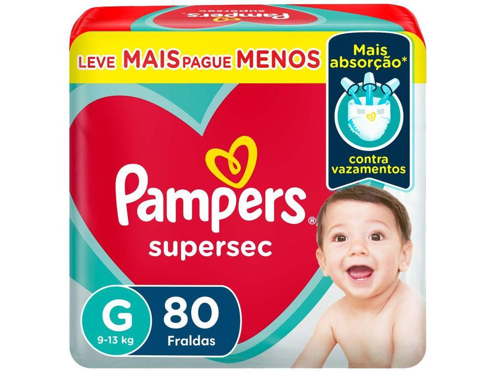 Fraldas Pampers Supersec Tam. G - 1