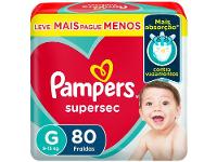 Fraldas Pampers Supersec Tam. G - 1