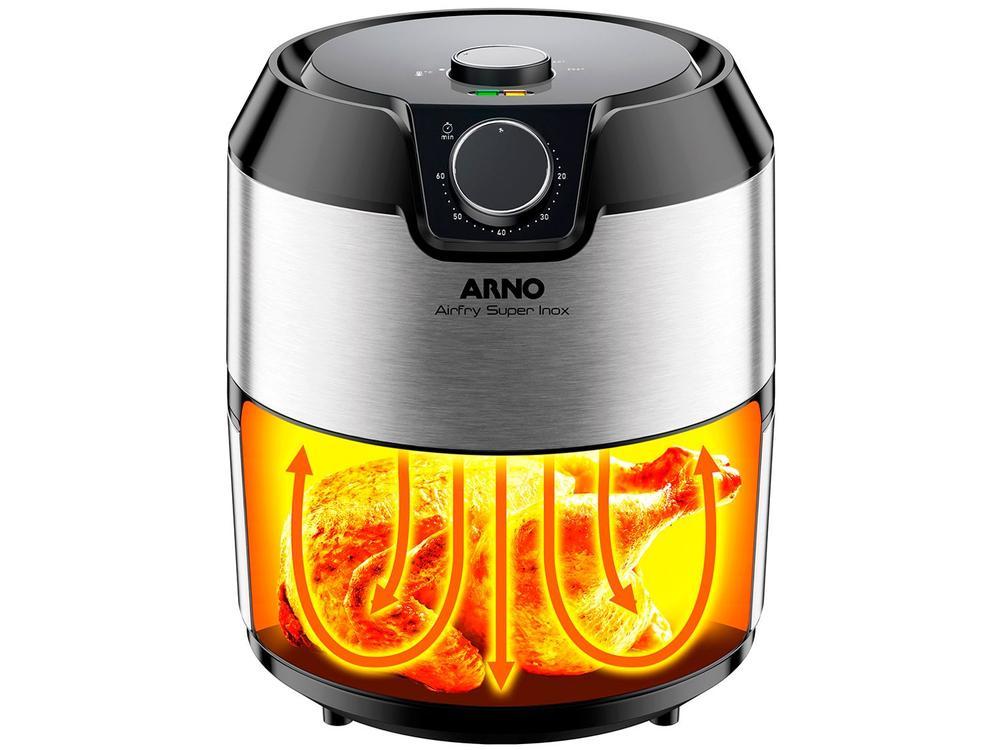 Air Fryer Arno Airfry Super BFRY Preta e Inox 4L com Timer - 14