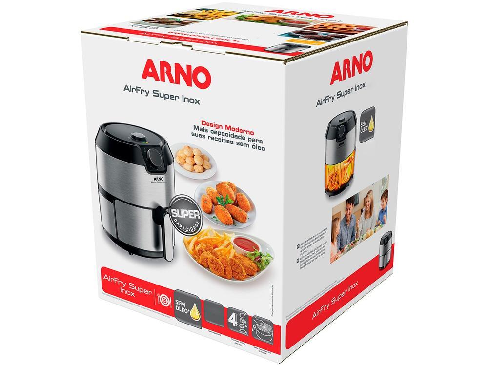 Air Fryer Arno Airfry Super BFRY Preta e Inox 4L com Timer - 10
