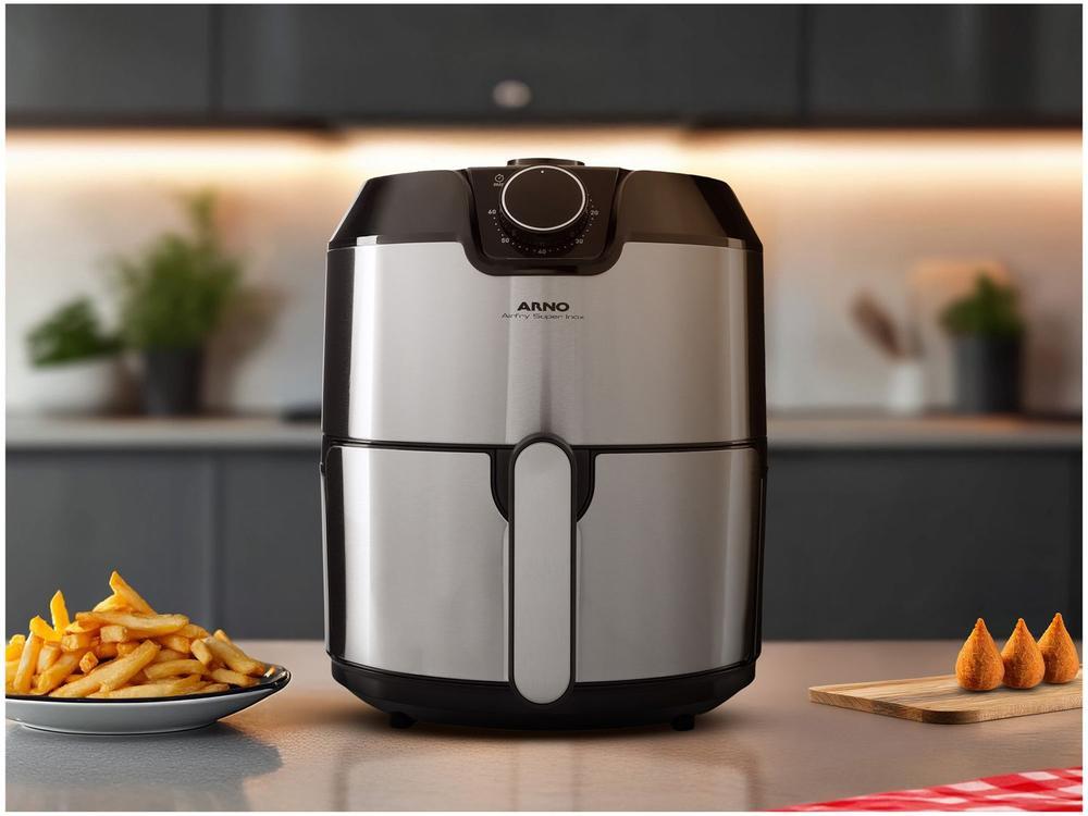 Air Fryer Arno Airfry Super BFRY Preta e Inox 4L com Timer - 3