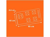 Cooktop 5 Bocas a Gás GLP Brastemp Vidro Temperado - 6