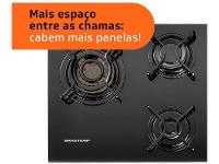 Cooktop 5 Bocas a Gás GLP Brastemp Vidro Temperado - 8