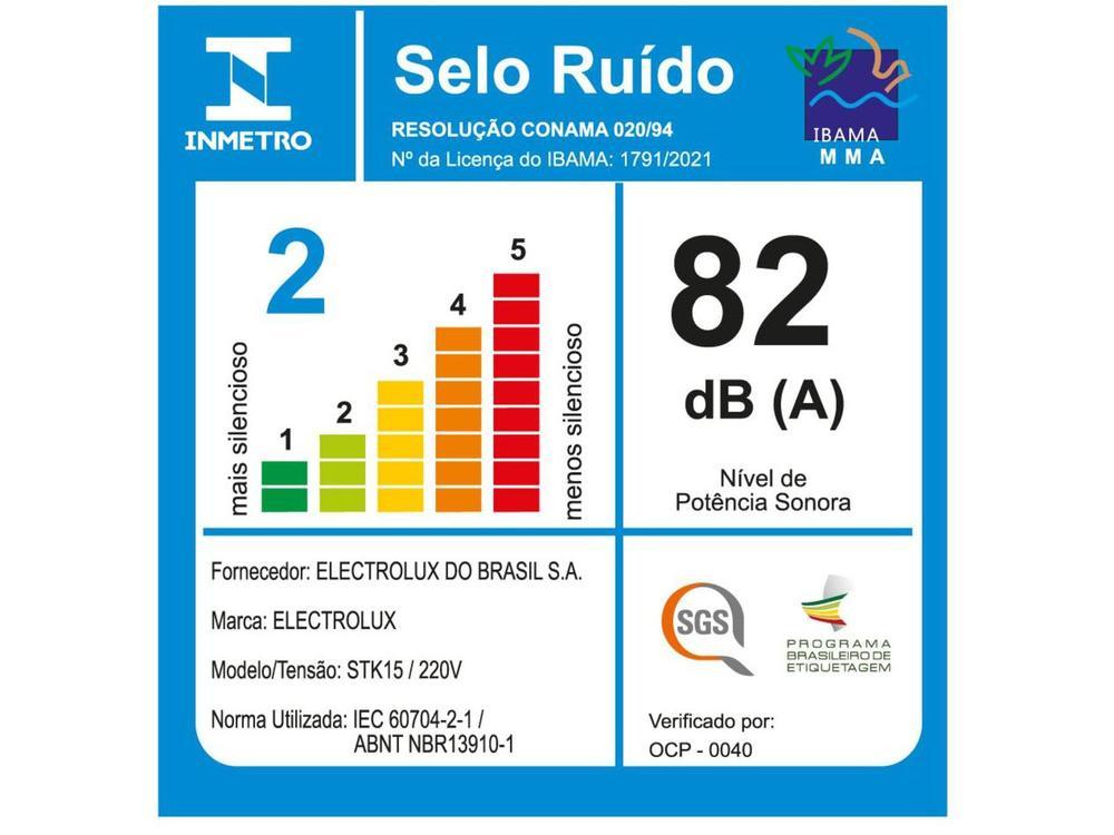 Aspirador de Pó Vertical Portátil Electrolux Filtro HEPA 1450W Ultra STK15 - 17