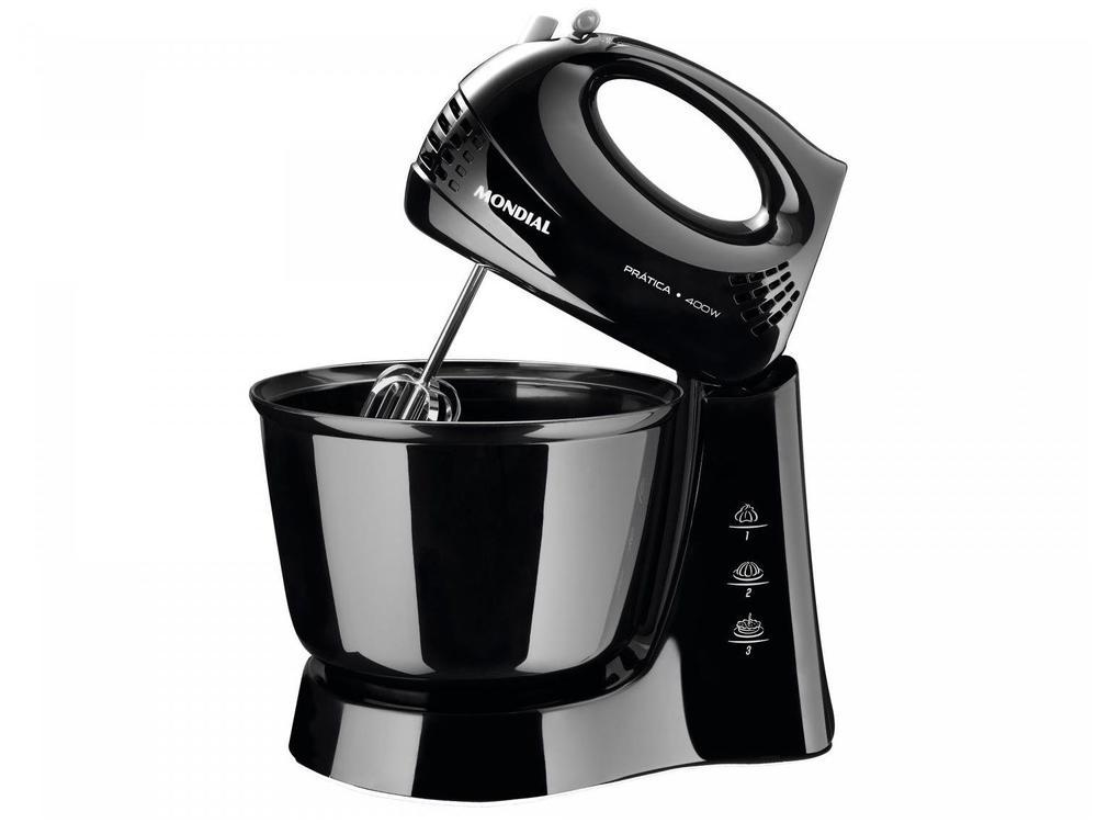 Batedeira Mondial Preta 400W Prática B-44-B - 10