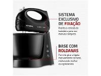 Batedeira Mondial Preta 400W Prática B-44-B - 5