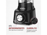 Liquidificador Mondial Turbo L-900 FB com Filtro 5 Velocidades 900W Preto - 8