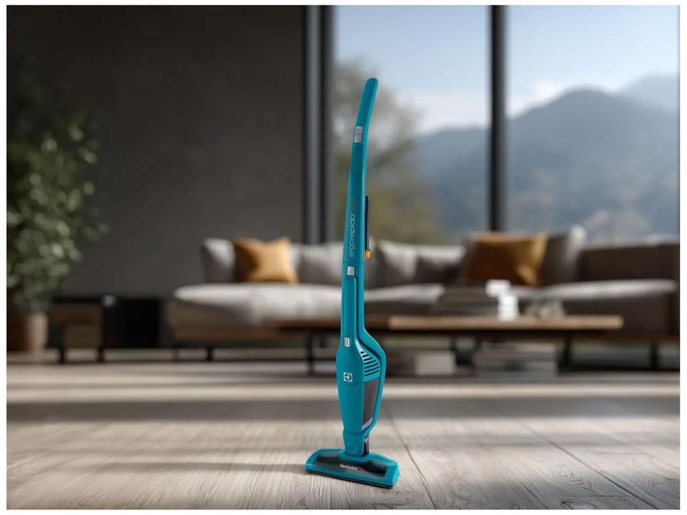 Aspirador de Pó Vertical Sem Fio Electrolux Ergorapido 2 em 1 Verde ERG22 - 8
