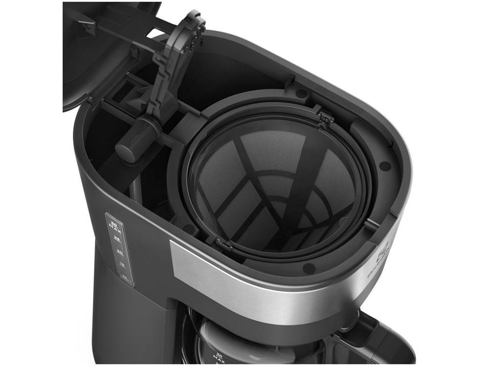 Cafeteira Elétrica Electrolux Efficient ECM25 Programável com Timer 30 Cafés Preto 4910AOBR502 - 15