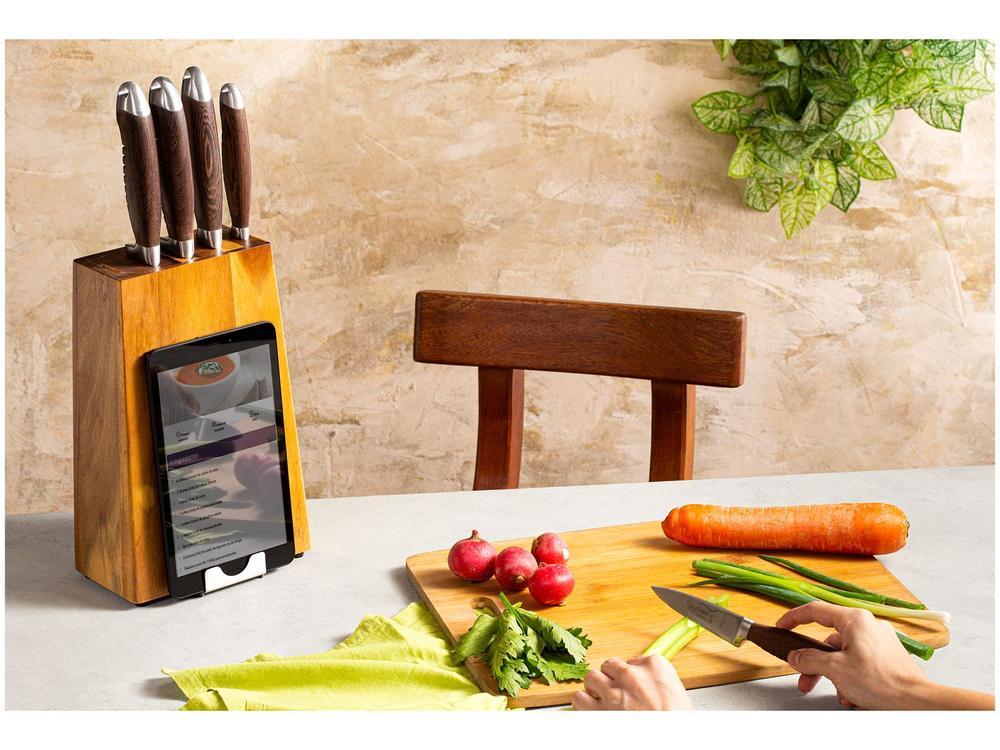 Jogo de Facas Mundial com Cepo Renaissance 5 Peças - 3