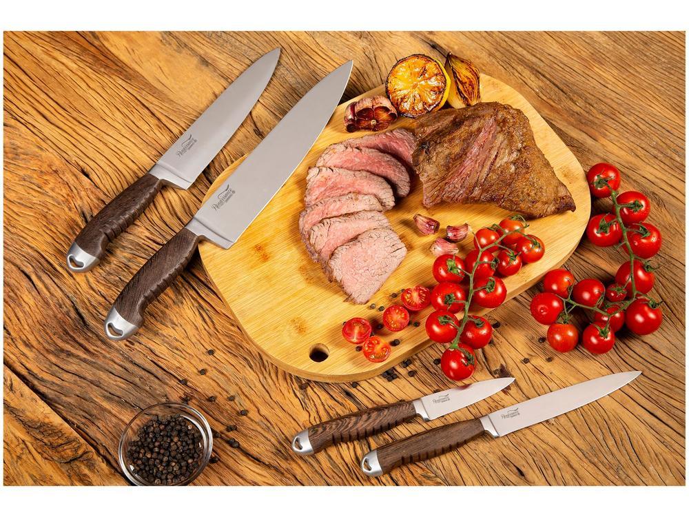 Jogo de Facas Mundial com Cepo Renaissance 5 Peças - 4