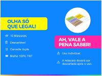 Máscara Descartável Dupla Camada AB Uniformes - 2