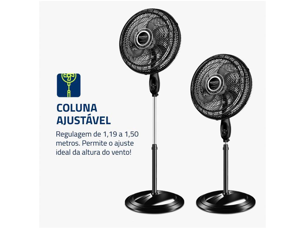 Ventilador de Coluna Mondial VTX-40C-8P-CR 40cm - 5