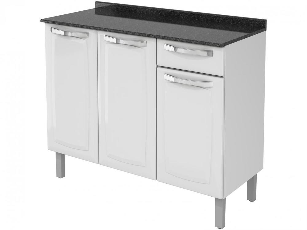 Balcão de Cozinha com Tampo Itatiaia Aço - 10