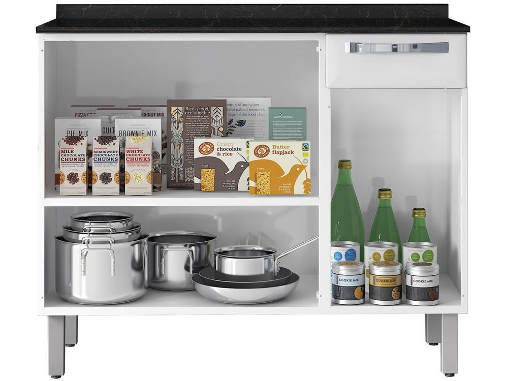 Balcão de Cozinha com Tampo Itatiaia Aço - 16