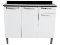 Balcão de Cozinha com Tampo Itatiaia Aço - 15