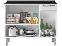 Balcão de Cozinha com Tampo Itatiaia Aço - 16