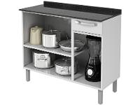 Balcão de Cozinha com Tampo Itatiaia Aço - 5