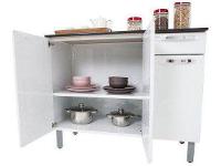 Balcão de Cozinha com Tampo Itatiaia Aço - 9