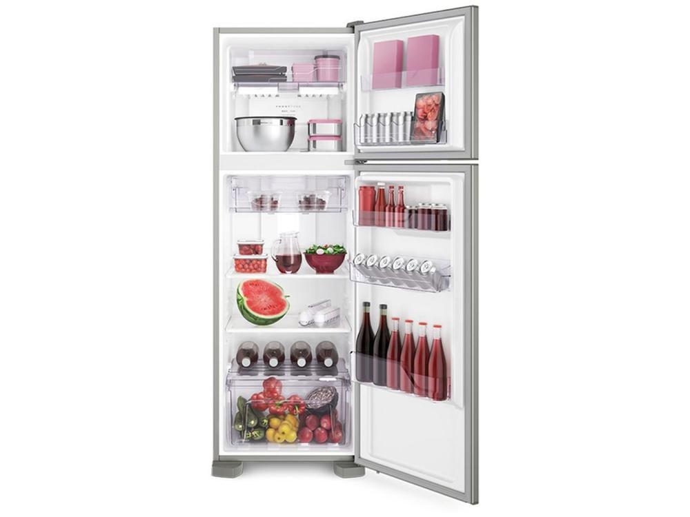 Geladeira/Refrigerador Electrolux Frost Free Inox Duplex Prata 371L DFX41 - 4