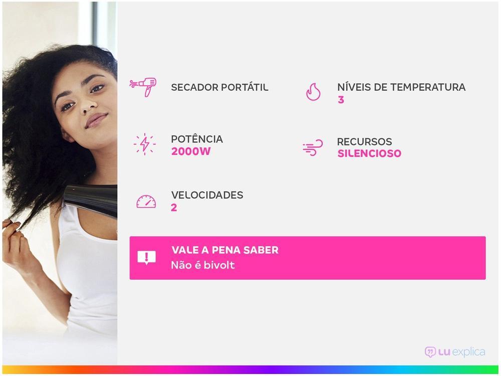 Secador de Cabelo Taiff Style Red Vermelho 2000W - 2