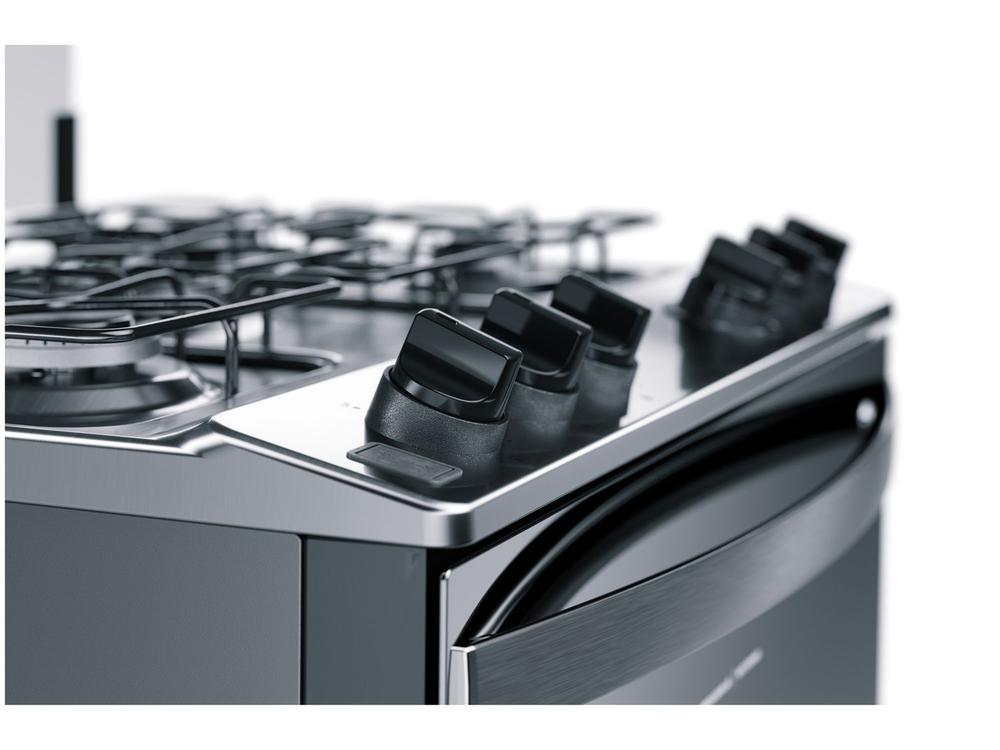 Fogão Brastemp 5 Bocas Inox com Botôes Removíveis - 6