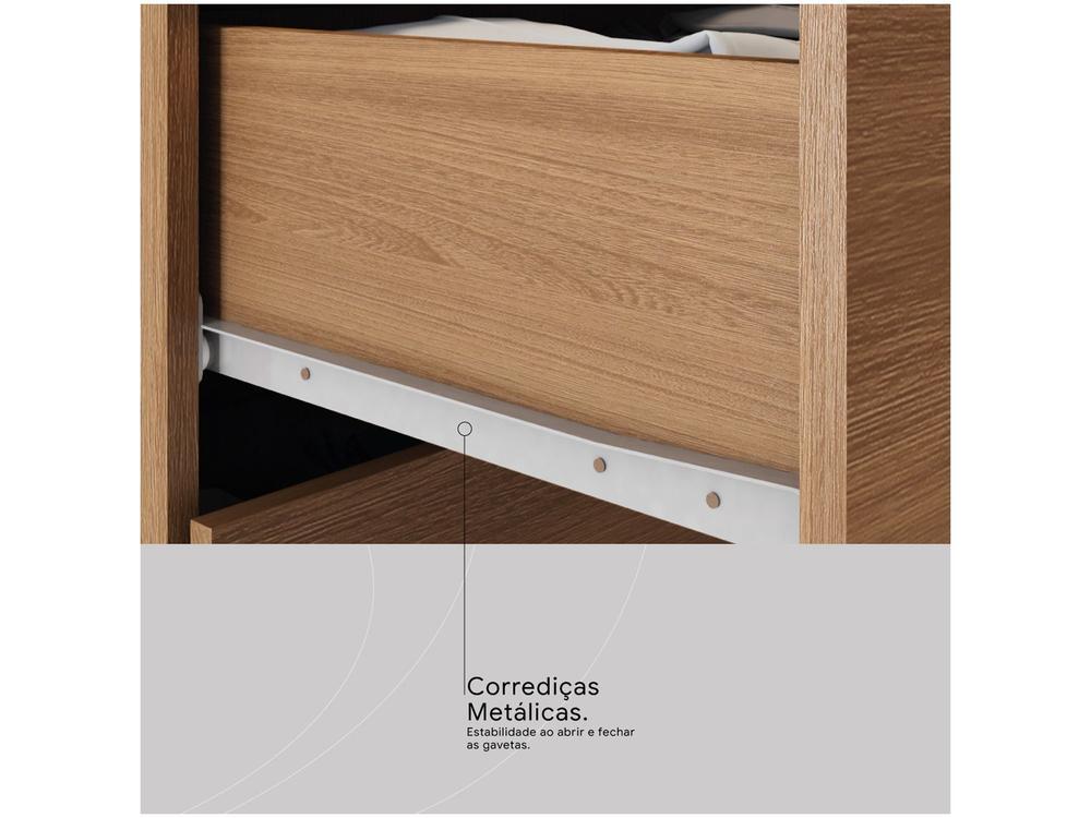 Guarda-roupa Casal com Espelho 6 Portas - 8