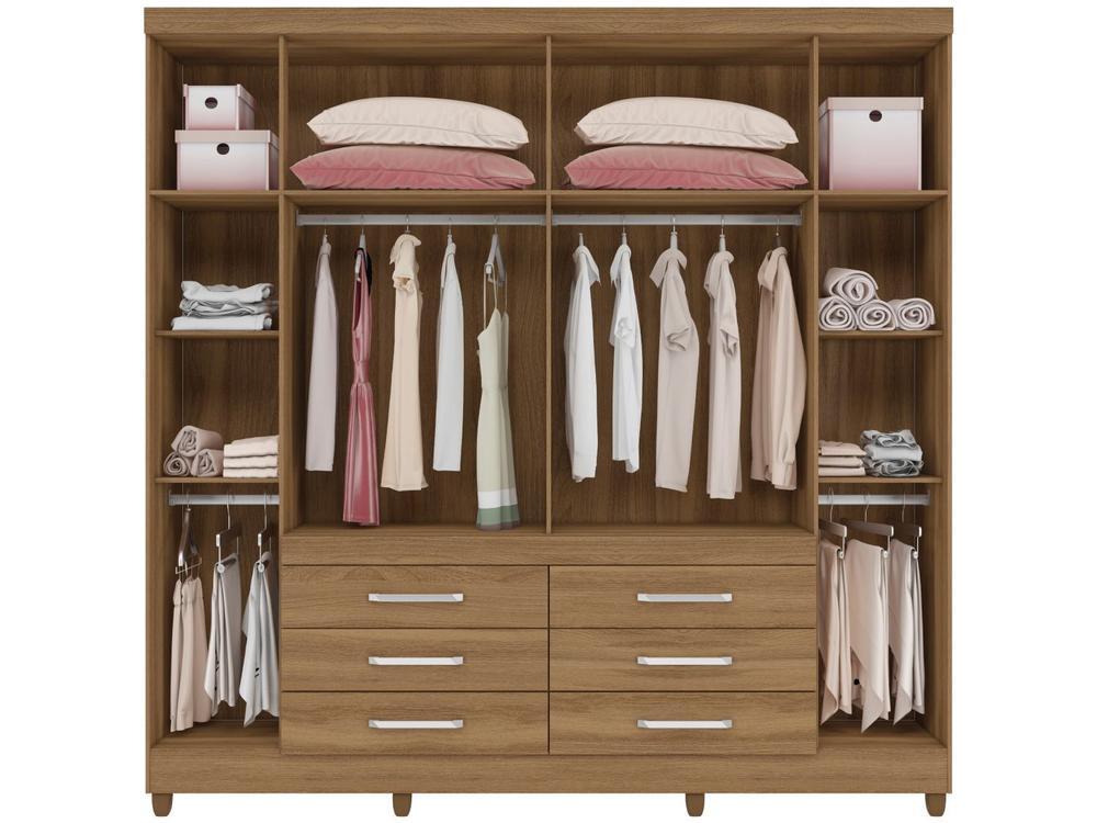 Guarda-roupa Casal com Espelho 6 Portas - 4