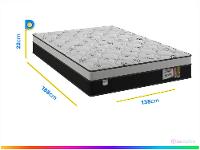 Colchão Casal Plumatex de Molas Ensacadas
