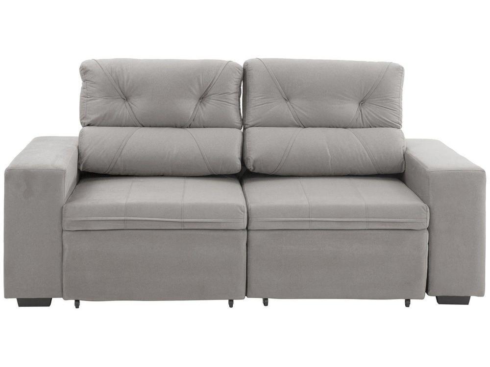 Sofá Retrátil Reclinável 3 Lugares Suede - 8
