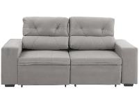 Sofá Retrátil Reclinável 3 Lugares Suede - 8