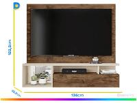 Painel para TV até 55” Caemmun Black 19 - 10