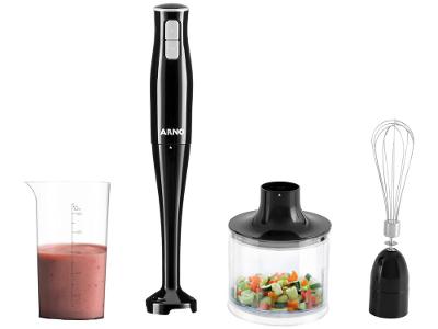 Mixer Arno 3 em 1 Preto 400W Turbomix MX31 - 2 Velocidades