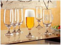 Jogo de Taças de Vidro para Cerveja 6 Peças 300ml Nadir Floripa - 3