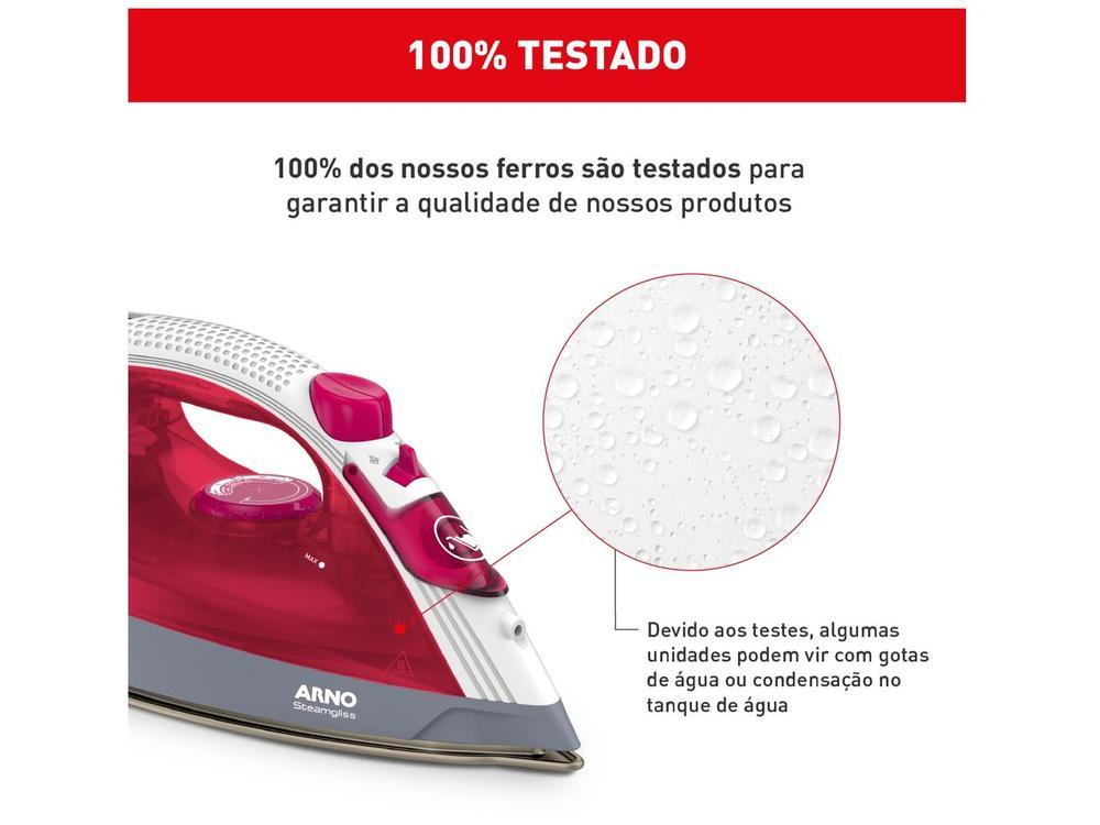 Ferro a Vapor Arno Steamgliss com Base Cerâmica FSGC - 16