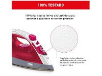 Ferro a Vapor Arno Steamgliss com Base Cerâmica FSGC - 16