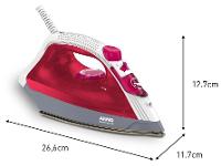 Ferro a Vapor Arno Steamgliss com Base Cerâmica FSGC - 17