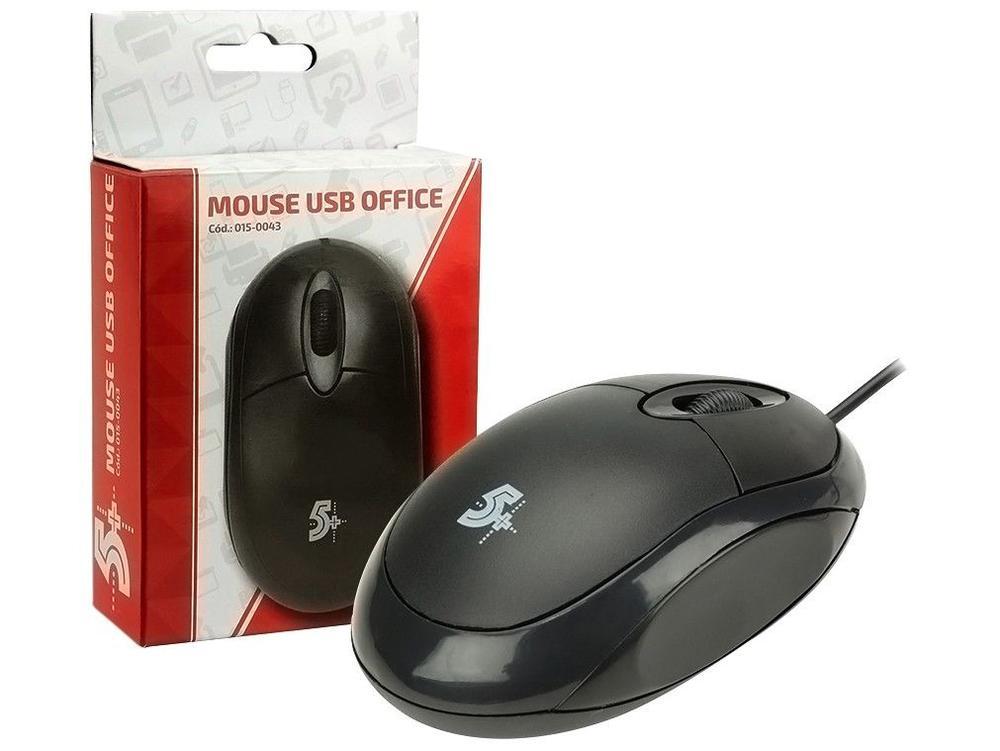 Mouse 5+ Óptico 1000DPI 3 Botões - 12