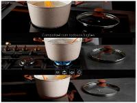 Jogo de Panelas Brinox Revestimento Cerâmico de Alumínio - 9