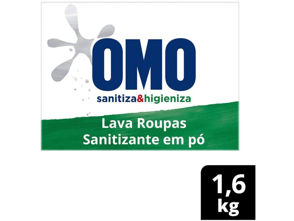 Sabão em Pó Omo Lavagem Perfeita Sanitiza e Higieniza Concentrado 1,6kg - 2