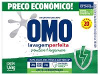 Sabão em Pó Omo Lavagem Perfeita Sanitiza e Higieniza Concentrado 1,6kg - 7
