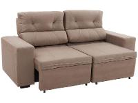 Sofá Retrátil Reclinável 3 Lugares Suede - 9