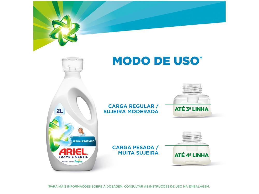 Sabão Líquido Ariel Suave e Gentil 2L - 5