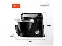 Batedeira Planetária Mondial Preto e Inox 700W - 9