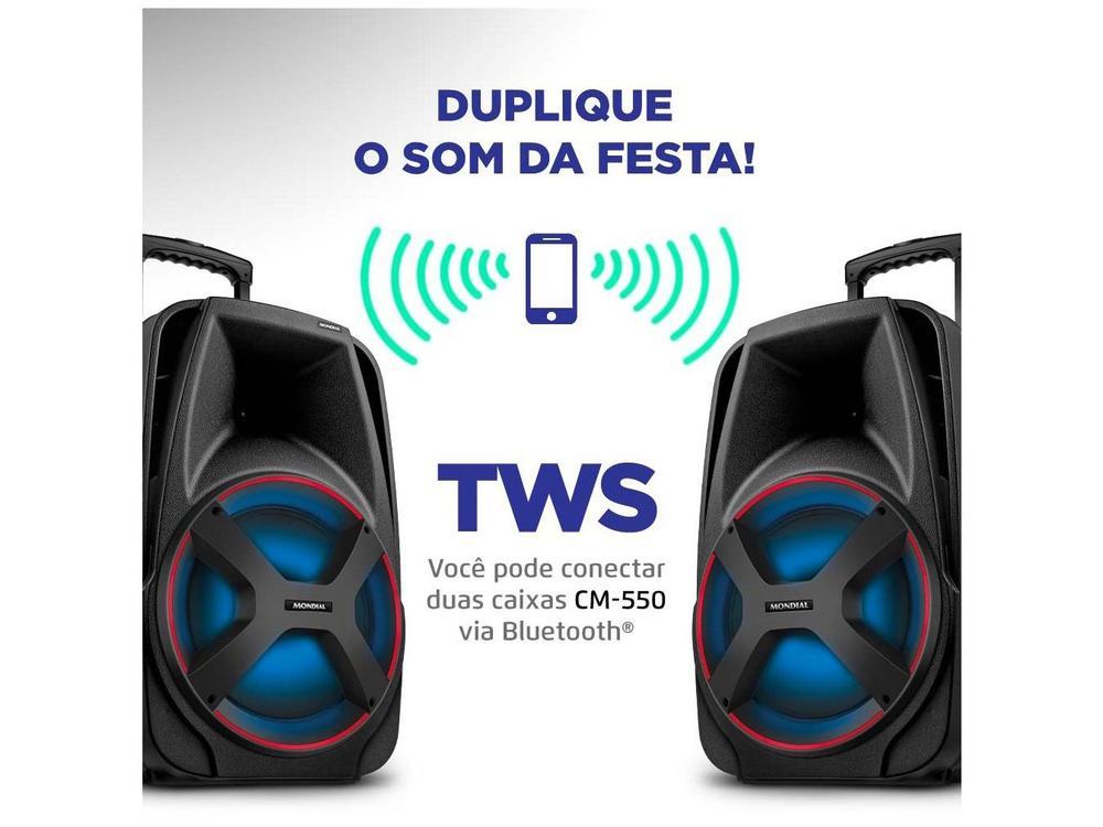 Caixa Amplificada Connect Power Mondial Cm-550 - 4
