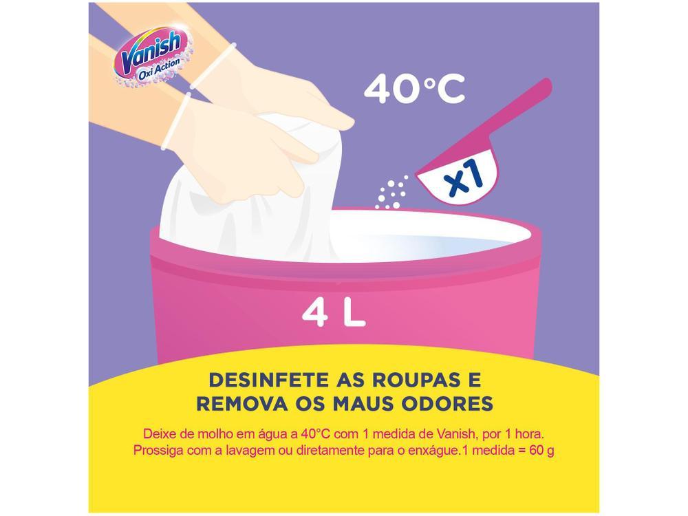 Tira Manchas Vanish Crystal White Oxi Action em Pó - 4