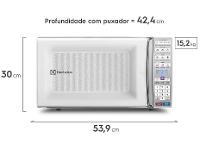 Micro-ondas Electrolux 34L MEO44 Branco - 11