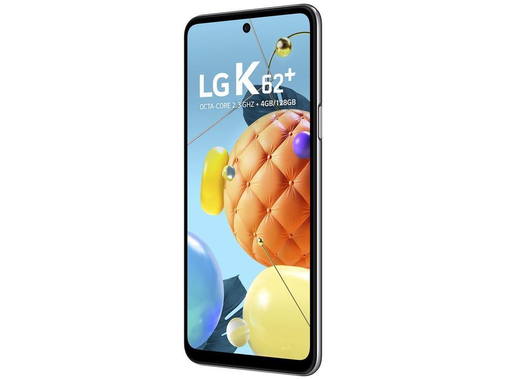 Smartphone LG K62+ 128GB Branco 4G Octa-Core - 4GB RAM Tela 6,59” Câm. Quádrupla + Selfie 28MP - 6