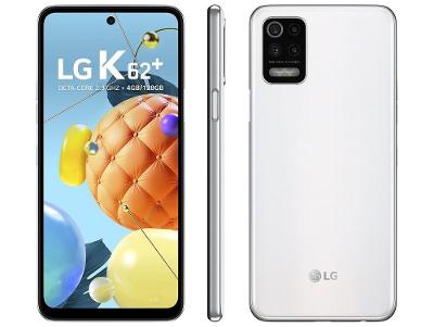 Smartphone LG K62+ 128GB Branco 4G Octa-Core - 4GB RAM Tela 6,59” Câm. Quádrupla + Selfie 28M